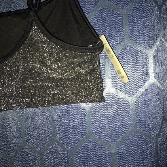 NWT aerie shine bralette scoop stretch swim top bikini sports - Picture 10 of 15